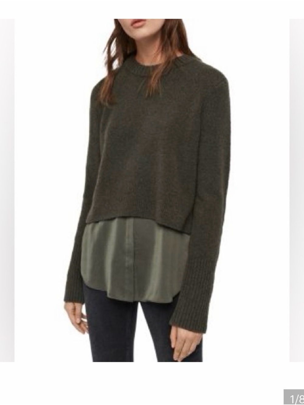 All Saints Tierney layered Sweater xs